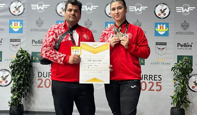 Büşra’dan Avrupa rekoru