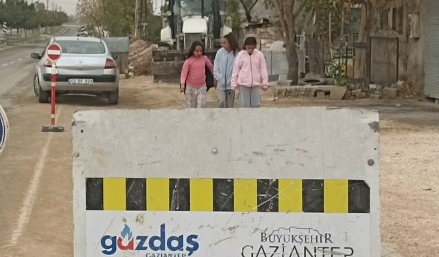 Çevre yolunda doğalgaz çalışması hızlandı