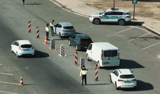 Dron destekli trafik denetimi