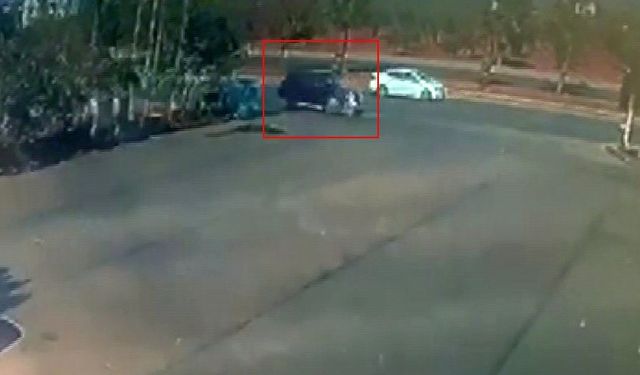 Karayolunda korkutan kaza