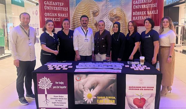 Organ bağışına dikkat çektiler