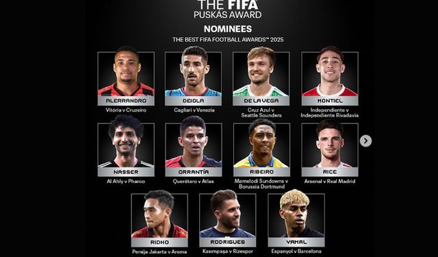 Rodrigues, Puskas'a aday gösterildi