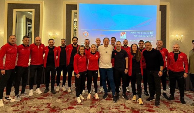 UEFA Pro 4. modül eğitimi tamamlandı