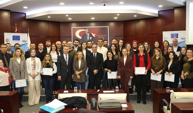 Yeşil dönüşümde sertifika töreni