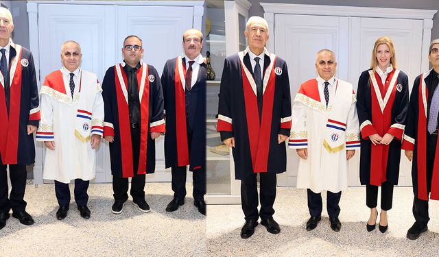 Akademisyen için ünvan töreni