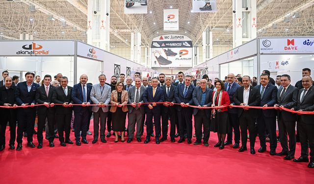 Ayakkabı fuarı açıldı