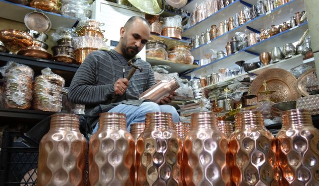 Bakır su mataraları ilgi görüyor