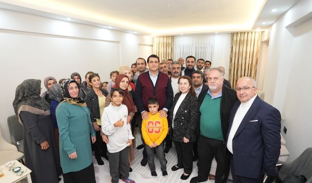 Başkandan ev ziyaretleri