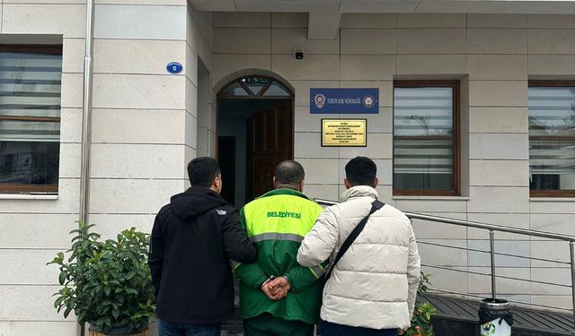 Belediye işçisi kılığına giren hükümlü yakalandı