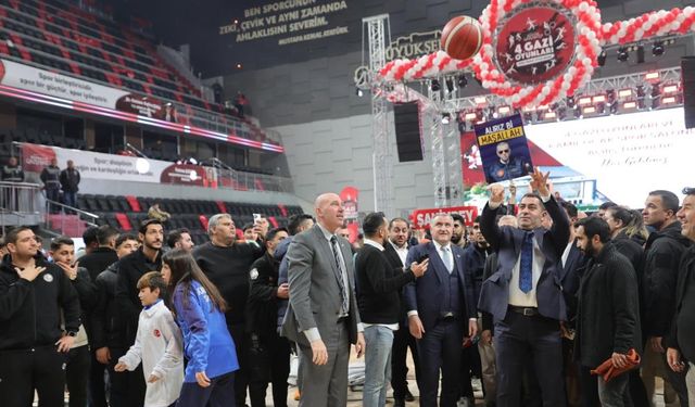 Gaziantep’te sporun merkezi yükseliyor