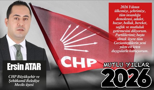 Ersin ATAR'dan yeni yıl mesajı