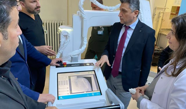 Hastaneye yerli ve milli röntgen cihazı