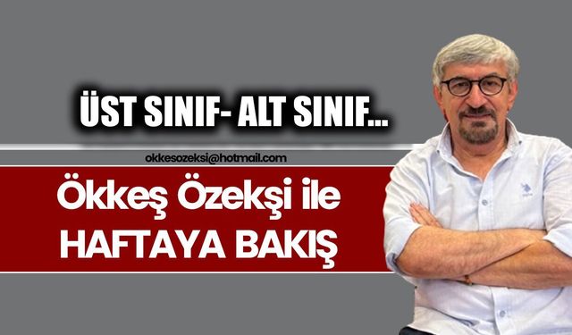 ÜST SINIF- ALT SINIF…