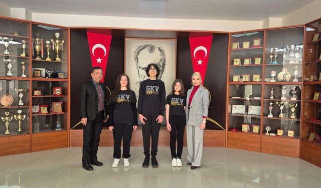 Cemil Alevli Lisesi’nden uluslararası başarı