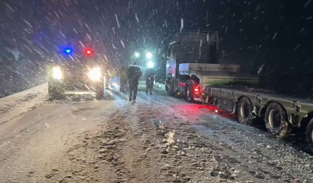 İmdada polis ve jandarma yetişti