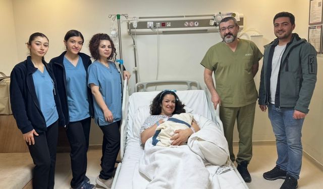 Yılın ilk bebeği Ayaz oldu