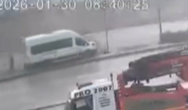 Kuzeyşehir kavşağında şok eden kaza