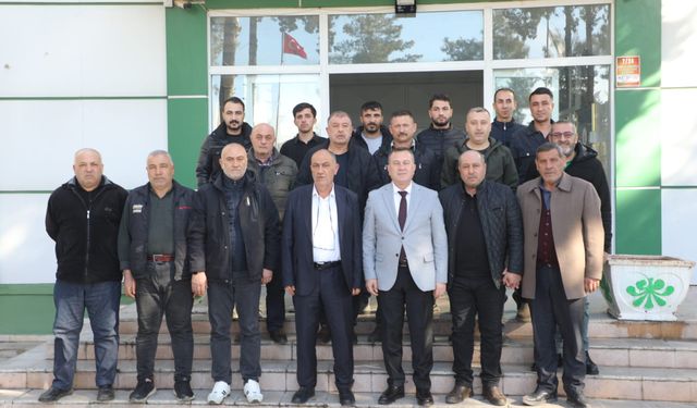 Oda başkanlarına tebrik ziyareti