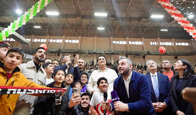 Şehitkamil’de spor dolu buluşma