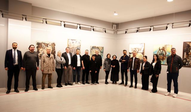 Ressam Ağbal sergi açtı