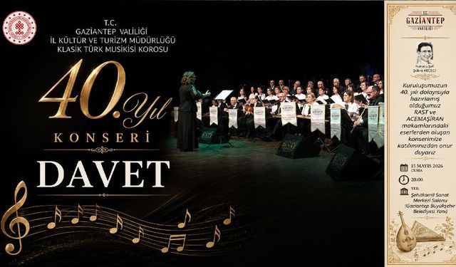 40. YIL KONSERİNE DAVET