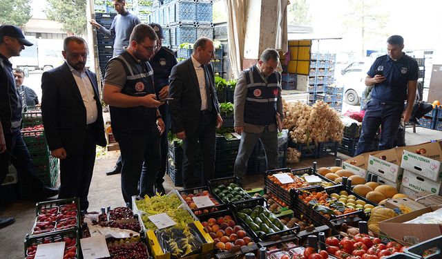 Toptancı hali mercek altında