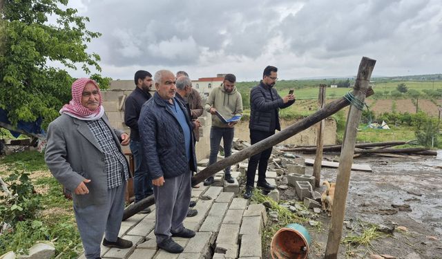 Karkamış’ta hasar tespiti sürüyor