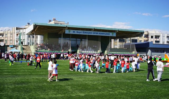 Spor şenliğine büyük ilgi