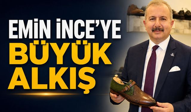 Emin İnce’ye büyük alkış
