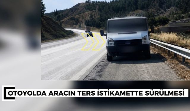Ters giden sürücüye 90 bin TL ceza