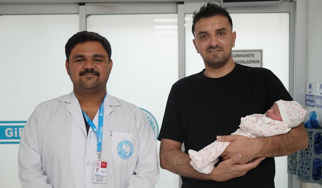 Normal doğum için 503 kilometre katetti