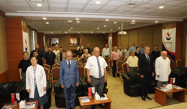 Sanko’da 15 Temmuz gününe özel anma