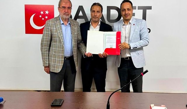 Sünbül ilçe başkanı oldu