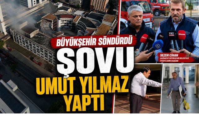 Büyükşehir söndürdü şovu Umut Yılmaz yaptı