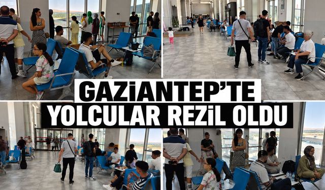 Gaziantep’te yolcular rezil oldu