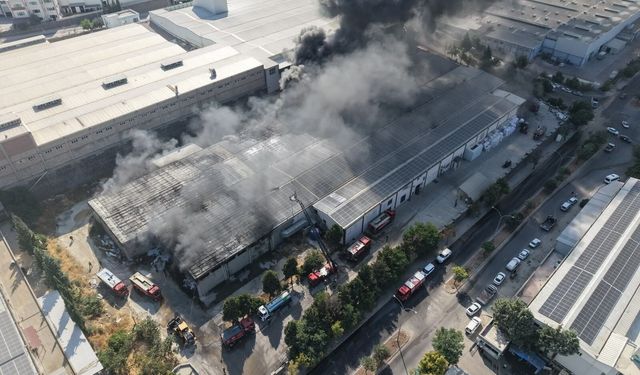 OSB’de üzen yangın