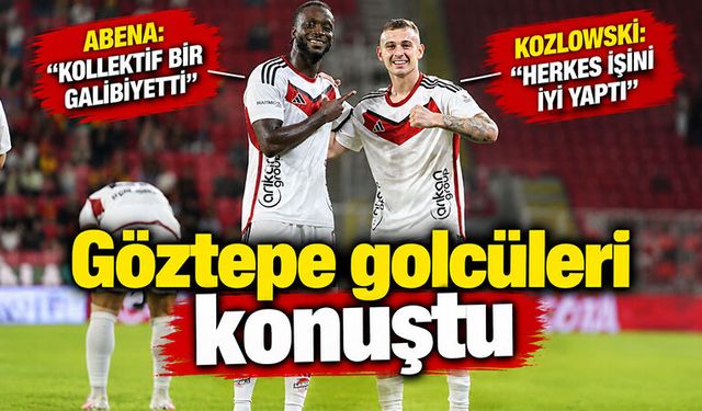 Göztepe golcüleri konuştu