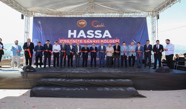 Hassa Organize Sanayi Bölgesi’nde büyük adım