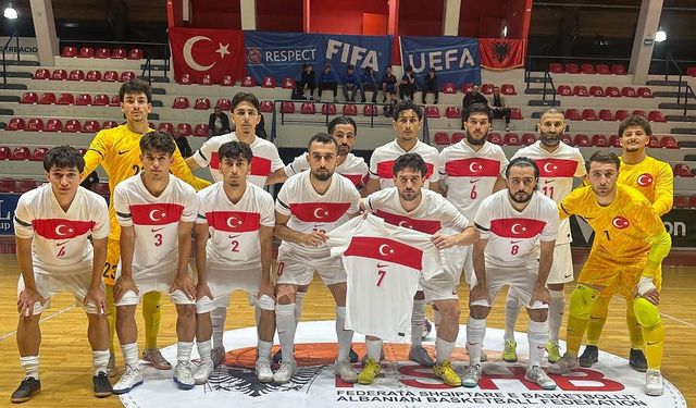 Futsal A milli takımından farklı sonuç