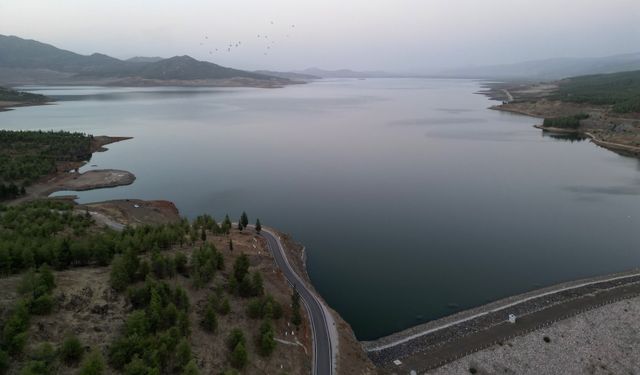 Yağışlar su seviyesini yükseltti