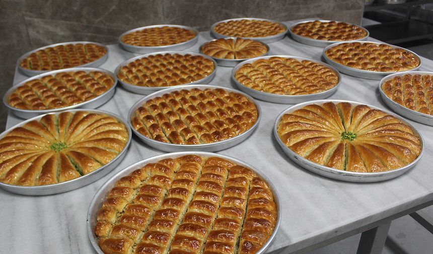 Gaziantep baklavası göğsümüzü kabarttı