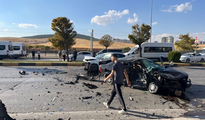 Fıstıklık mahallesinde zincirleme kaza