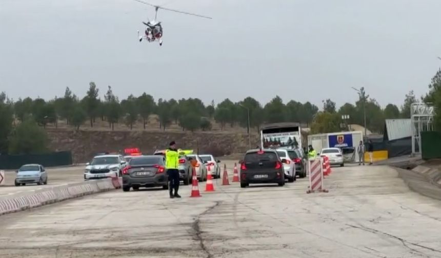 Cayrokopter destekli trafik denetimi