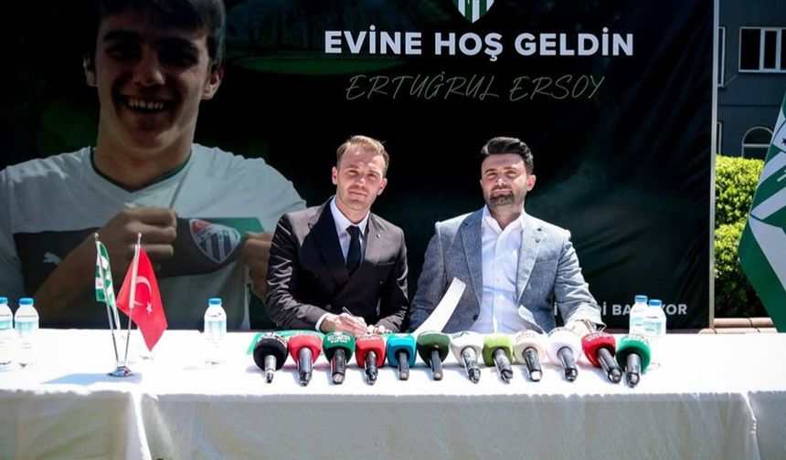 Ertuğrul Ersoy imzayı attı