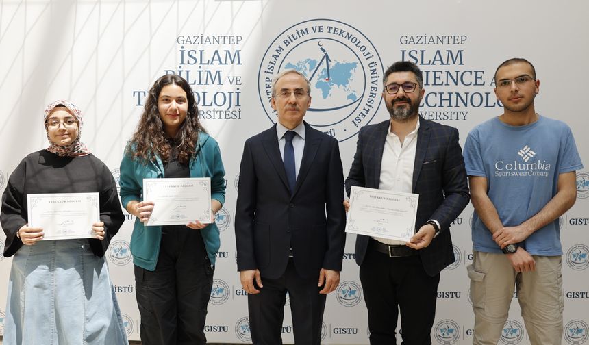 TUBİTAK başarısı ödüllendirildi