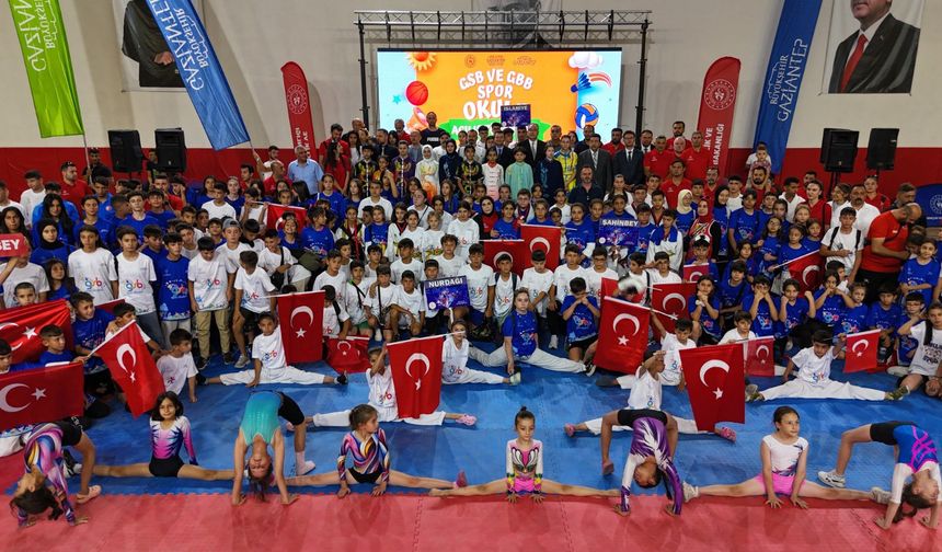 Spor Okulları resmen başladı