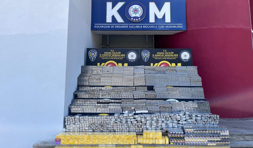 Otoyolda kaçak sigara operasyonu