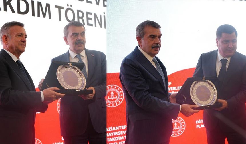 Bakan Tekin’den hayırseverlere anlamlı jest
