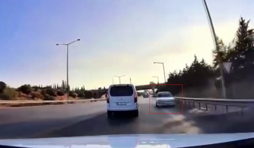 Ters yönden geldi, kazalara neden oldu