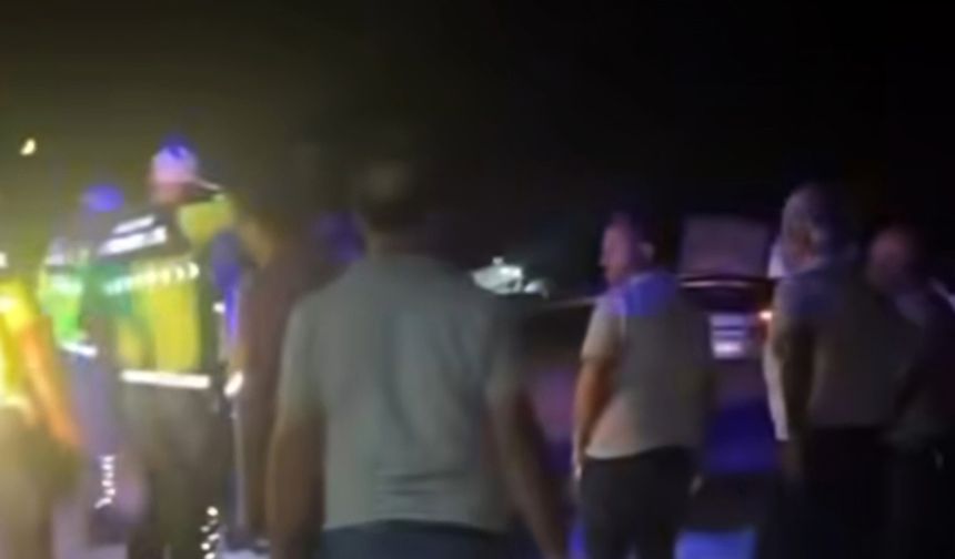 Yolun karşısına geçemedi